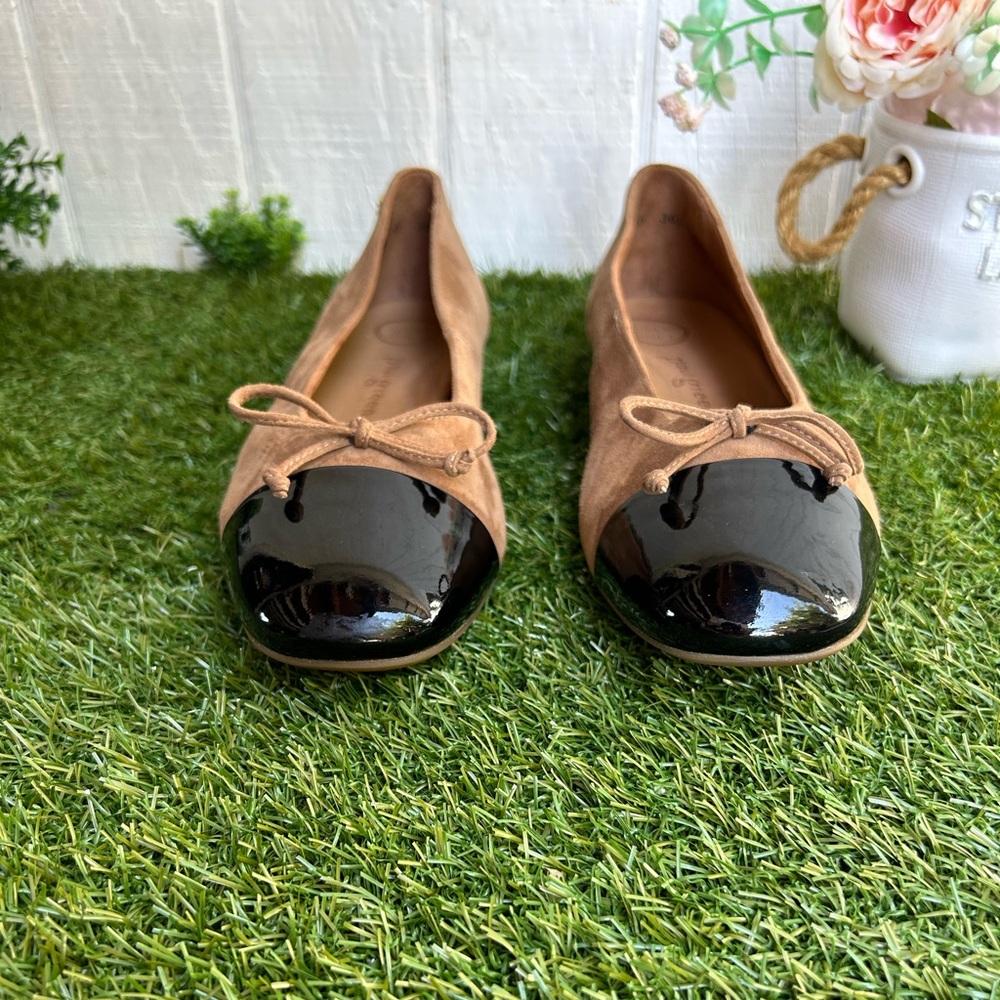 Paul Green ballerinas brown suede/black
patent size UK 6 US 8.5 New - Picture 14 of 16